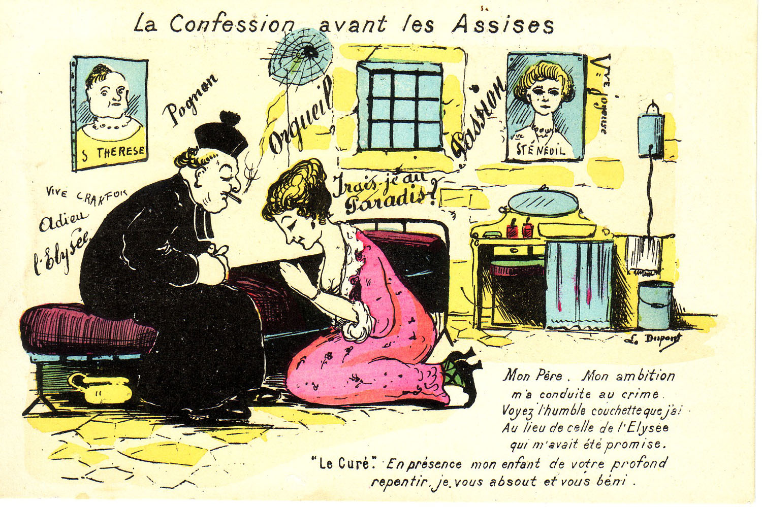 “La Confession avant les Assises” “The Confession before the Assises”